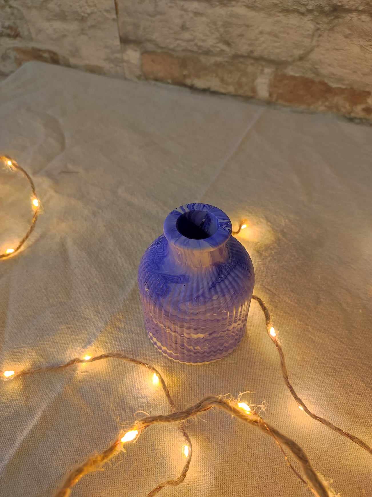 Mini Vase strié