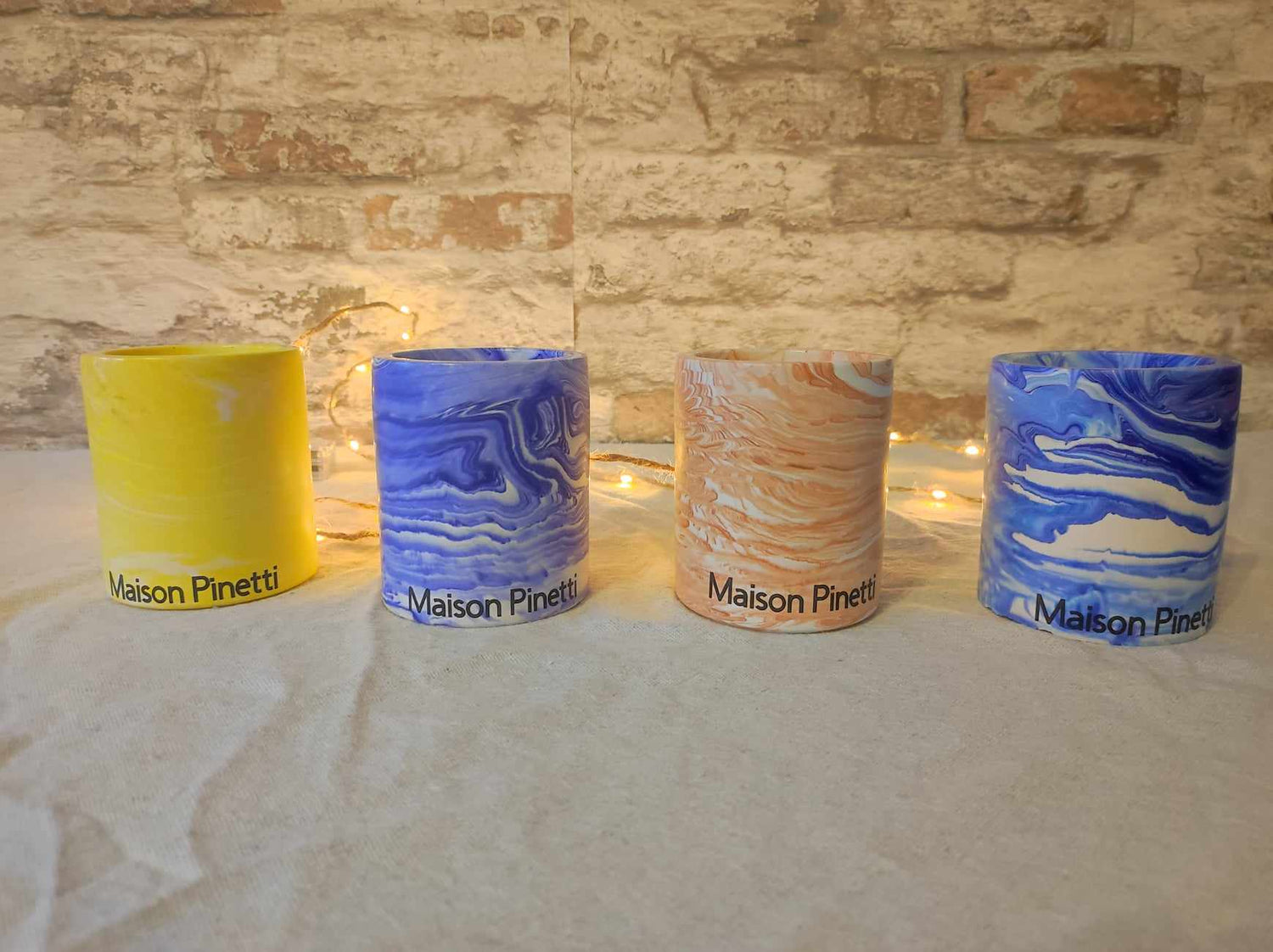 Bougies en Jesmonite