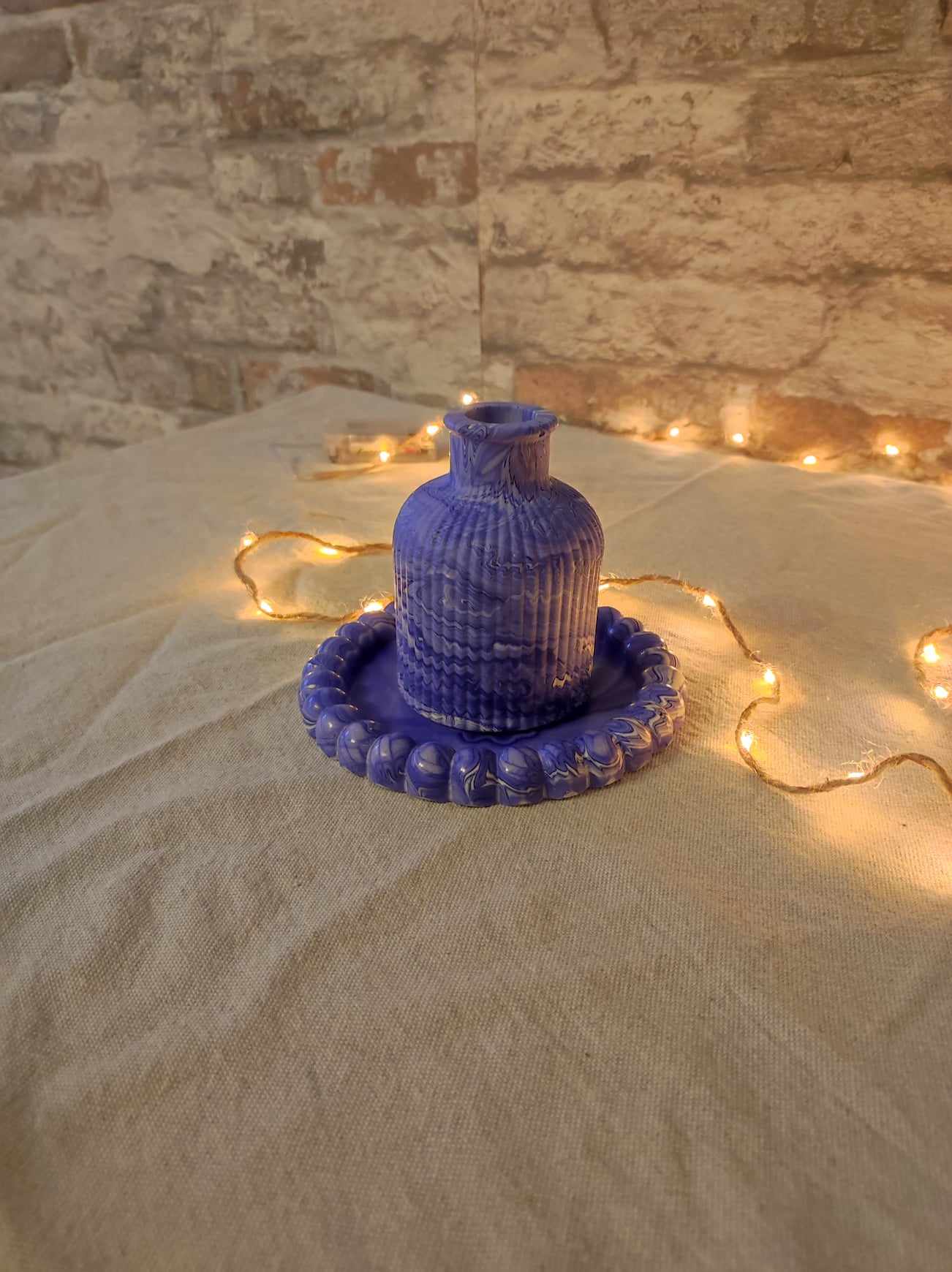 Mini Vase strié