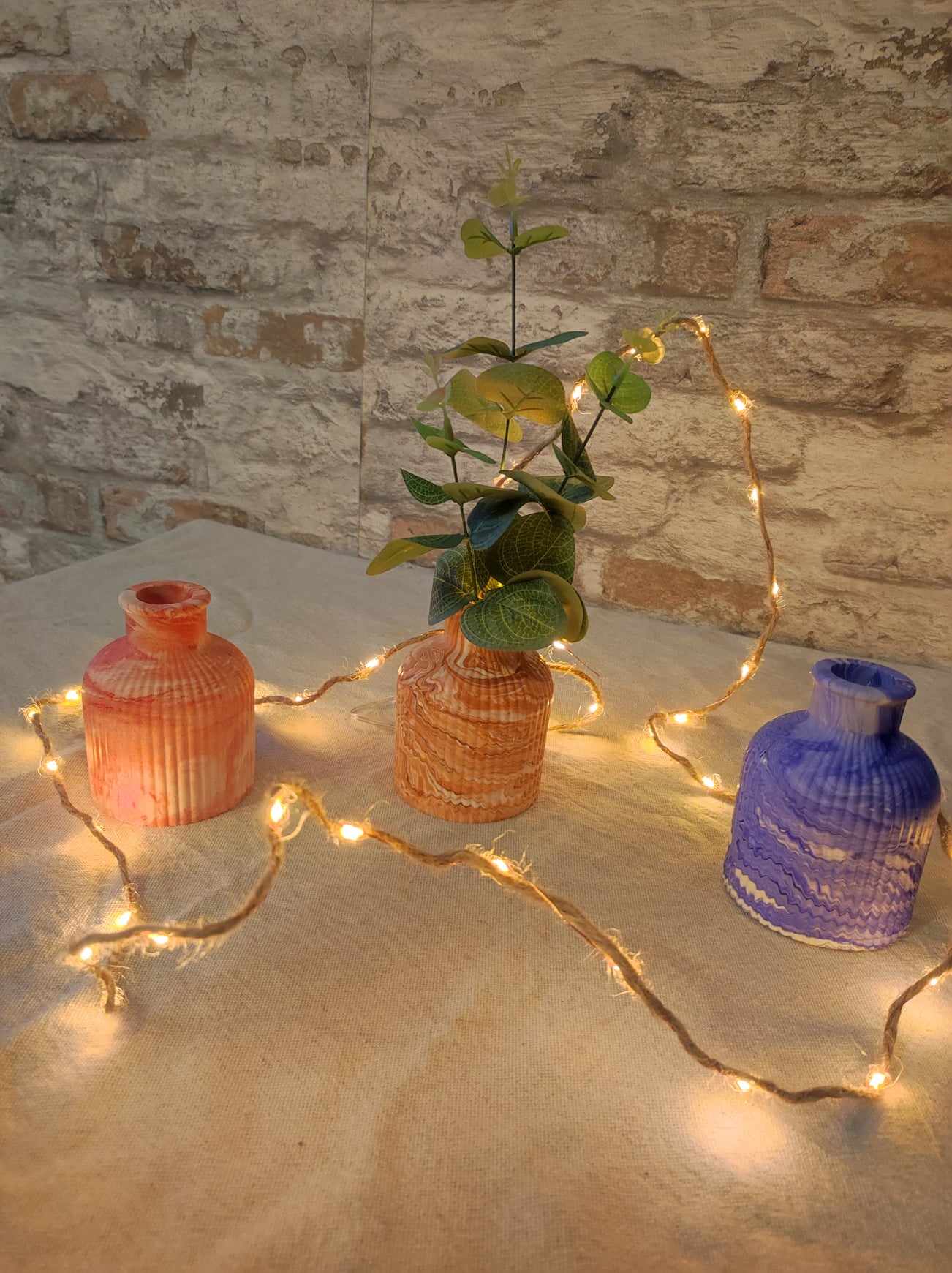Mini Vase strié
